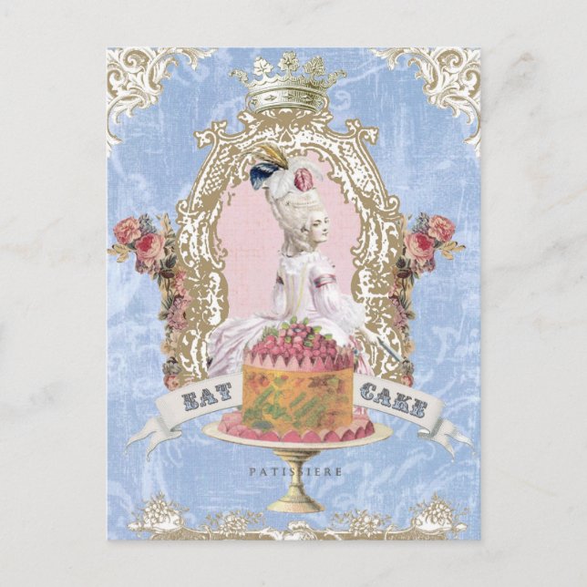 Marie Antoinette-Eat Cake.. Postcard Postkarte (Vorderseite)