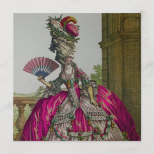 Marie Antoinette ~ Einladungen / Antwort erbeten