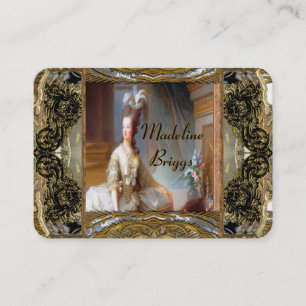 Marie Antoinette elegantes berufliches Visitenkarte