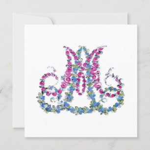 Marie Antoinette en fleurs ~ Invitations