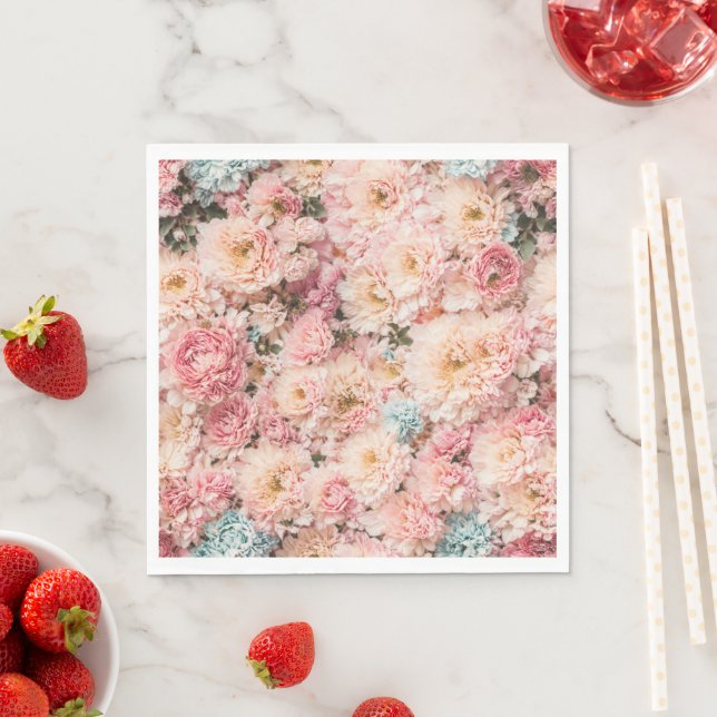 Marie Antoinette Floral Serviette (Beispiel)