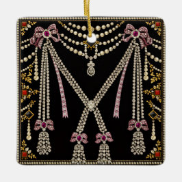 Marie Antoinette französisch inspiriertes Design m Keramikornament