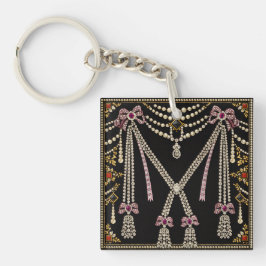 Marie Antoinette französisch inspiriertes Design m Schlüsselanhänger