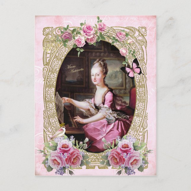 Marie Antoinette, Französisch, Paris, Portrait Postkarte (Vorderseite)