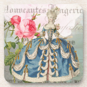 Marie Antoinette französische Akzent-Untersetzer Untersetzer