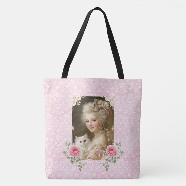 Marie Antoinette,French,Paris,cat,portrait Tasche (Vorderseite)