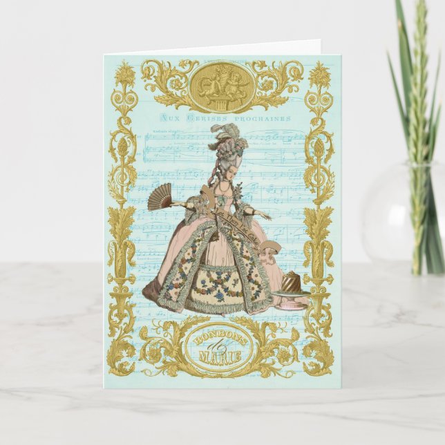 MARIE ANTOINETTE FÜR SÜSSKIRSCHEN KARTE (Vorderseite)
