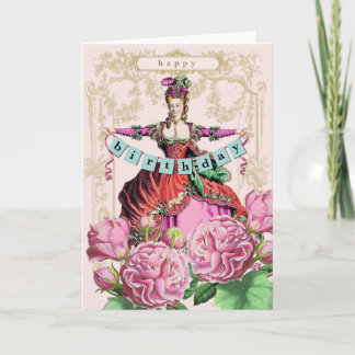 Marie Antoinette Geburtstag Karte