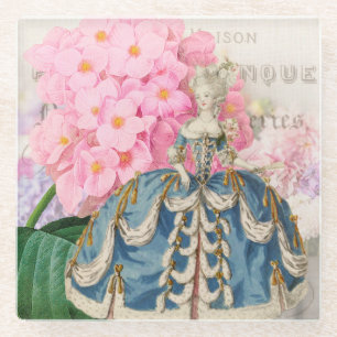 Marie Antoinette Glass Untersetzer