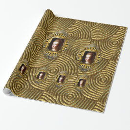 Marie Antoinette Goldstrudel Geschenkpapier