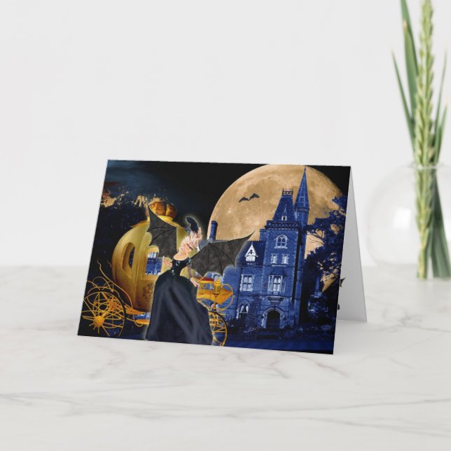 Marie Antoinette Halloween Maskerade Karte (Vorderseite)