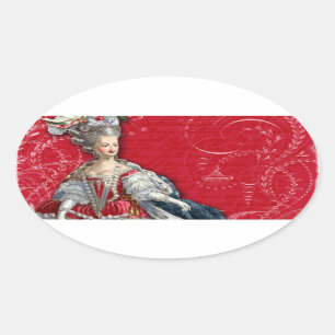 Marie Antoinette Holiday Stickers