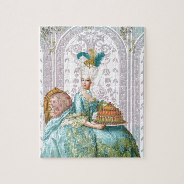 Marie Antoinette in Aqua (Vertikal)