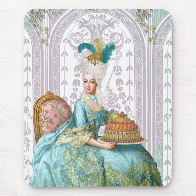Marie Antoinette in Aqua Mousepad (Vorne)
