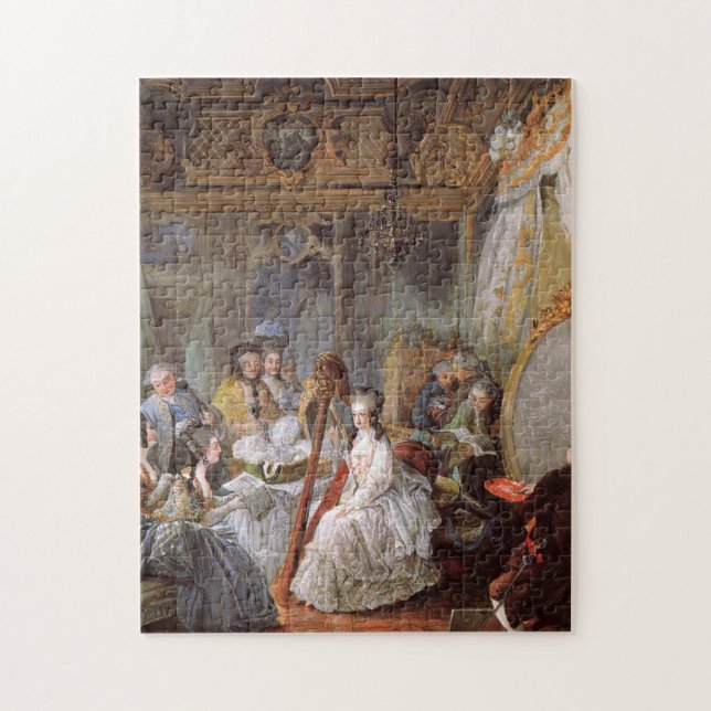 Marie Antoinette in her Chamber at Versailles (Vertikal)