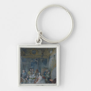 Marie Antoinette in ihrer Kammer in Versailles Schlüsselanhänger