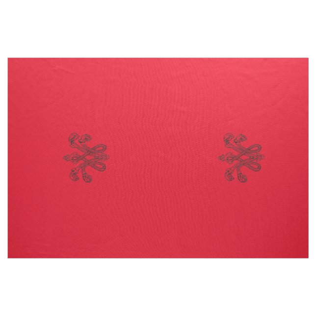 Marie Antoinette initial monogram upholstery panel Stoff (Yard (91,4 cm))