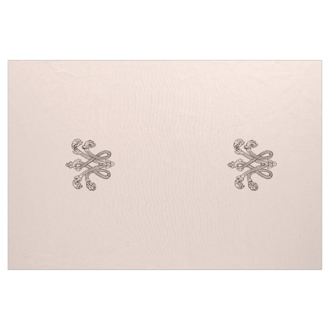 Marie Antoinette initials monogramm upholstery Stoff (Yard (91,4 cm))