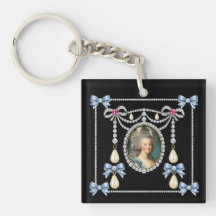 Marie Antoinette inspirierte Karte Königin von Fra