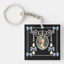 Marie Antoinette inspirierte Karte Königin von Fra
