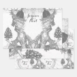 Marie Antoinette Joyeux Weihnachten Geschenkpapier Set