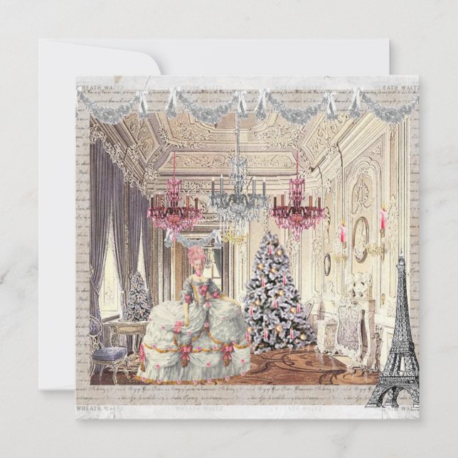 Marie Antoinette Joyeux Weihnachten Weihnachten (Vorderseite)