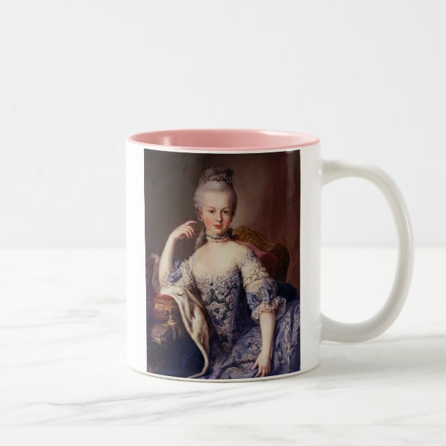 Marie Antoinette Kaffee-Tasse Zweifarbige Tasse (Rechts)