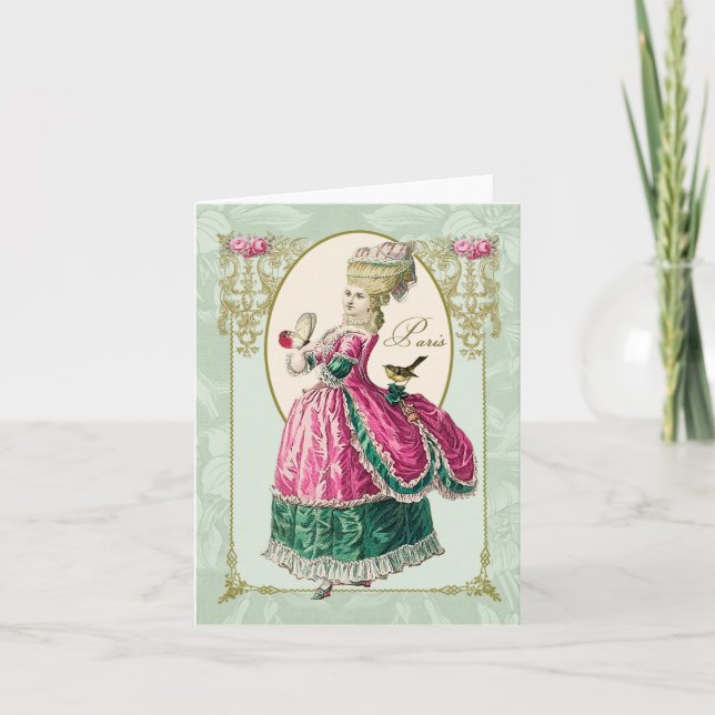 Marie Antoinette Karte (Vorderseite)