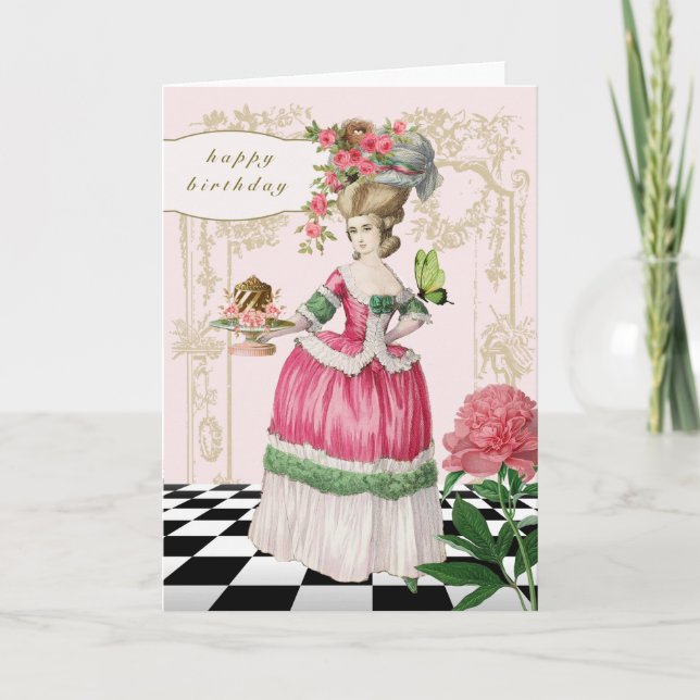 Marie Antoinette Karte (Vorderseite)