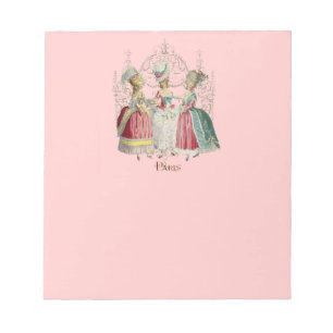 Marie Antoinette Ladys in Wart Notizblock