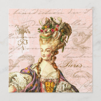 Marie Antoinette Lasse sie zum Essen Einladung