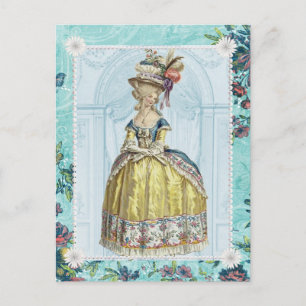 Marie Antoinette leere Postkarte