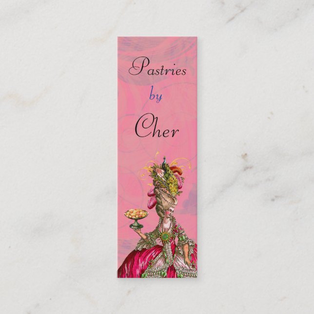 Marie Antoinette Les Laisse Manger Carte de visite (Devant)