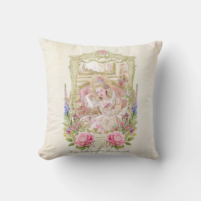 Marie Antoinette let them eat cake Kissen (Vorderseite)