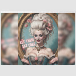 Marie Antoinette Ließ sie essen Cake Decoupage Seidenpapier