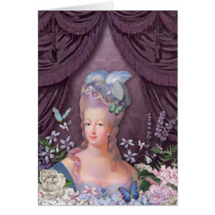 Marie Antoinette lila Blumen