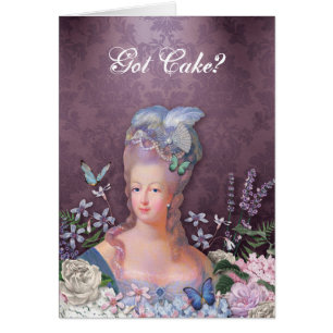 Marie Antoinette lila Blumen