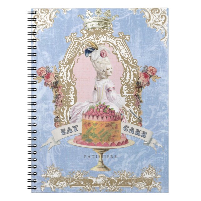 Marie Antoinette-Mangent le carnet de gâteau… (Devant)