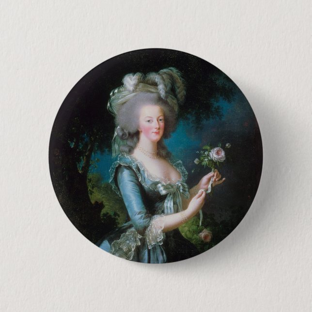 Marie Antoinette mit der Rose durch Elisabeth Button (Vorderseite)