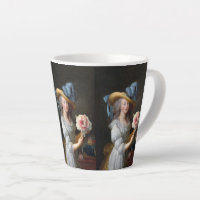 Marie Antoinette mit Pink Anemone Blume