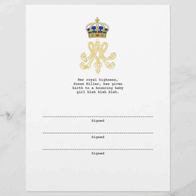 Marie Antoinette Monogram (Vorderseite)