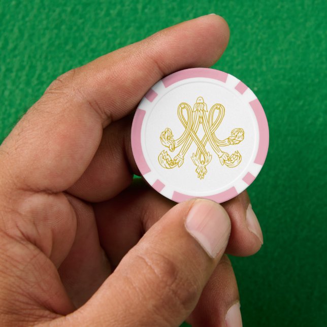 Marie Antoinette Monogram Pokerchips (Hand)