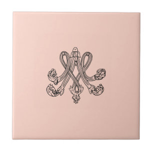 Marie Antoinette – Monogramm – Monogram initials Fliese