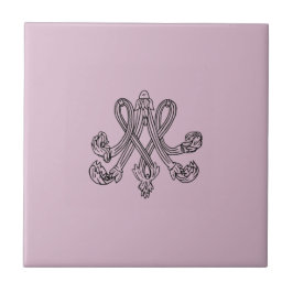 Marie Antoinette – Monogramm – Monogram initials Fliese