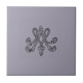 Marie Antoinette – Monogramm – Monogram initials Fliese