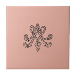 Marie Antoinette – Monogramm – Monogram initials Fliese