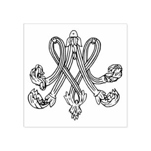Marie Antoinette – Monogramm – Royal initials Gummistempel