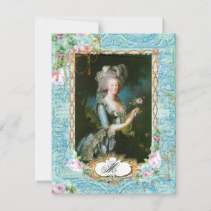 Marie Antoinette Papier à lettres et cartes