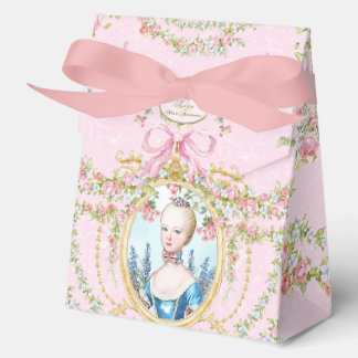 Marie Antoinette pink rose frame Geschenkschachtel