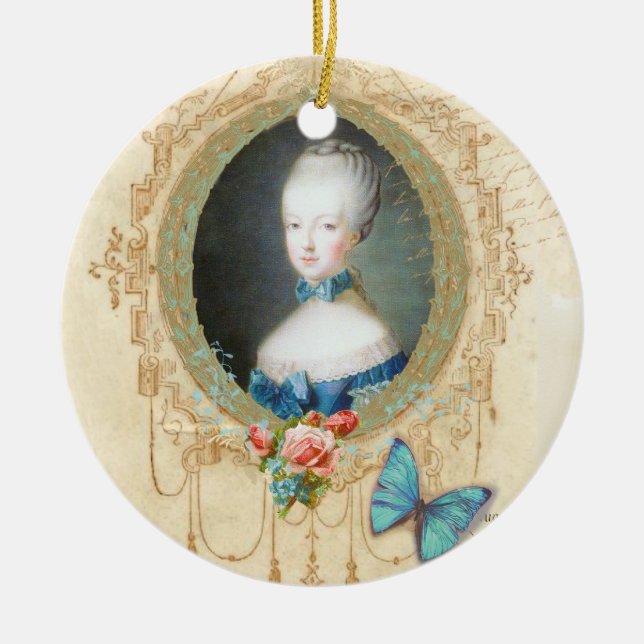 Marie Antoinette Portrait Ornement de Noël (Devant)